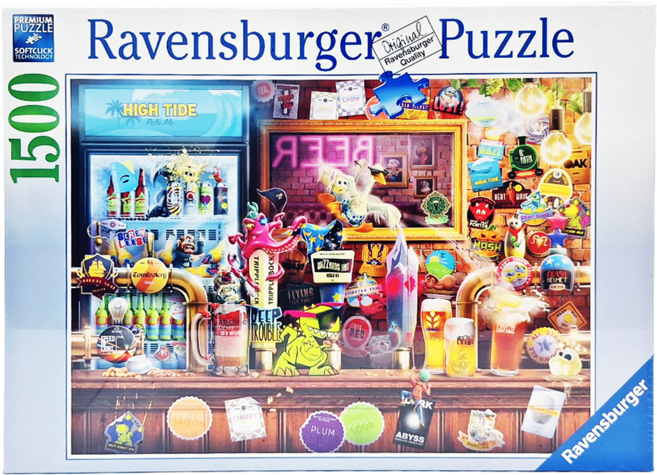 Ravensburger 維寶 拼圖 14歲以上, 精釀啤酒小工廠, 1500片, 1盒