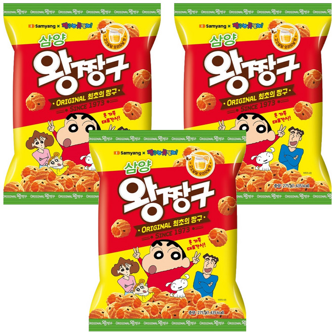 삼양 왕짱구, 275g, 3개