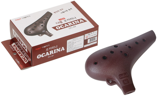 다벨 고급형 알토 오카리나, DO-AP, 와인색, 1세트