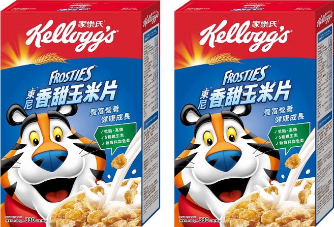 Kellogg's 家樂氏 FROSTIES 東尼玉米片 香甜玉米片, 330g, 2盒