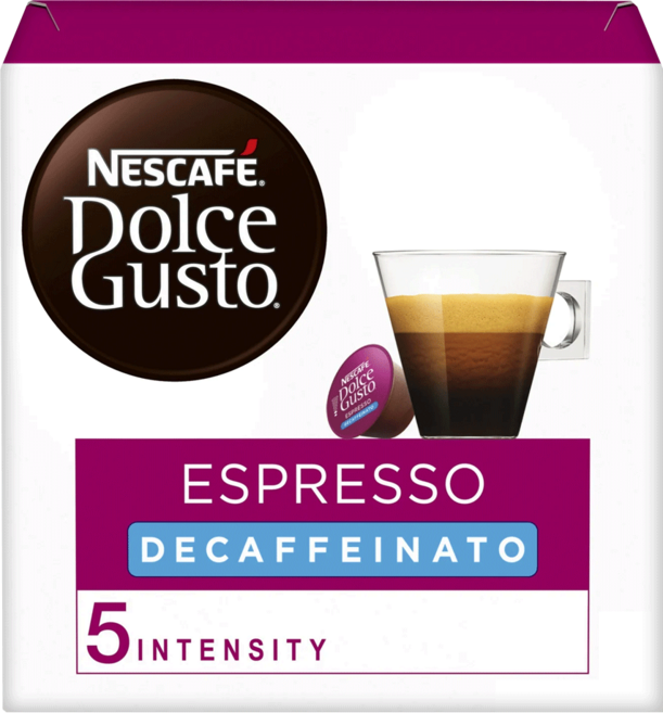 NESCAFE 雀巢咖啡 Dolce Gusto 多趣酷思 義式濃縮咖啡膠囊 低咖啡因, 5.5g, 16個裝, 1組