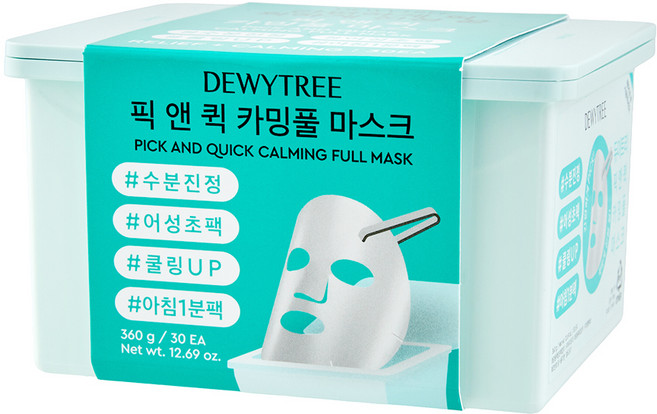 듀이트리 픽앤퀵 뽑아쓰는 카밍풀 마스크, 30개입, 1개
