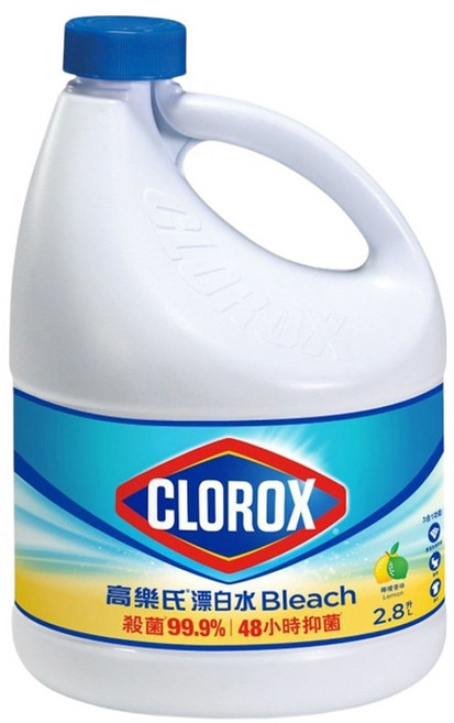 CLOROX 高樂氏 漂白水 檸檬香, 2.8L, 1桶