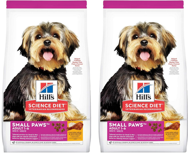 Hill's 希爾思 SCIENCE DIET 小型及迷你成犬 乾飼料, 2袋