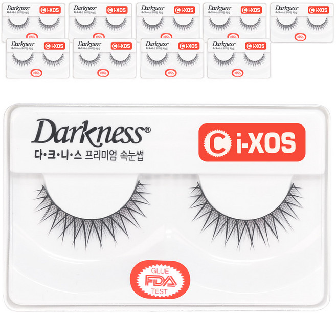 다크니스 프리미엄속눈썹, ci-XOS, 10개