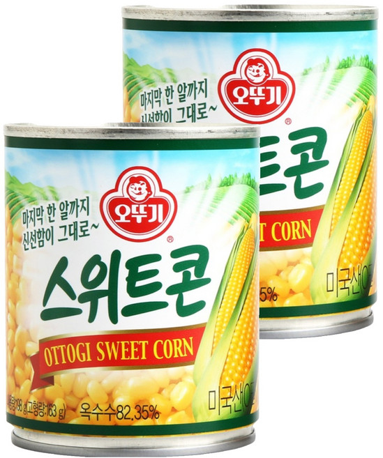 오뚜기 스위트콘 통조림, 198g, 2개