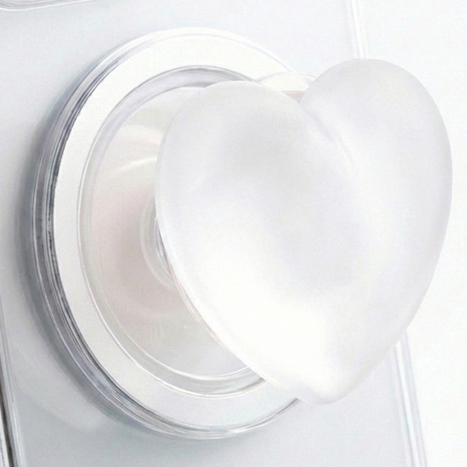 오누 하트 맥세이프 그립 스마트톡, 화이트, 1개