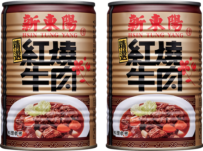 新東陽 紅燒牛肉, 440g, 2罐