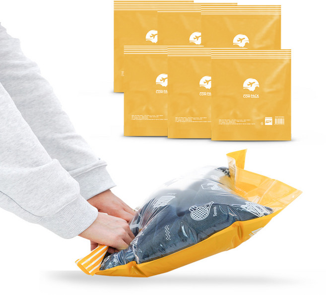 컴팩 이지 여행용 압축팩, 1개입, 6개