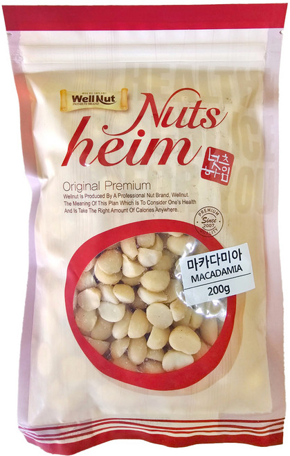 웰넛 자연두레 마카다미아, 200g, 1개