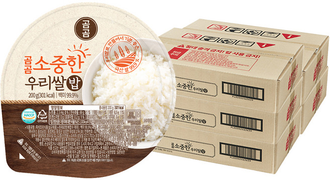 곰곰 소중한 우리쌀 밥, 200g, 60개