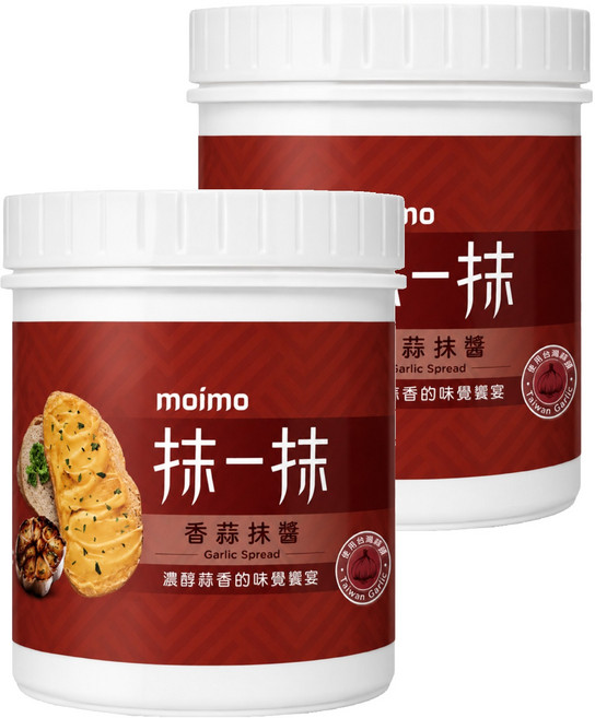 moimo 抹一抹 香蒜抹醬, 800g, 2罐