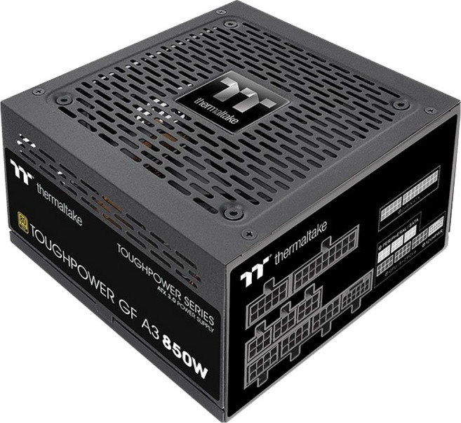 thermaltake 曜越 Toughpower GF A3 850W 金牌 全模主日雙八 不發光 ATX3.0 PCIE 5.0, PS-TPD-0850FNFAGT-H, 1台