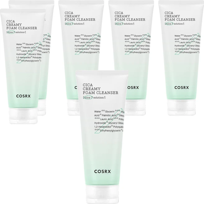 코스알엑스 퓨어 핏 시카 크리미 폼 클렌저, 150ml, 6개 - 쿠팡