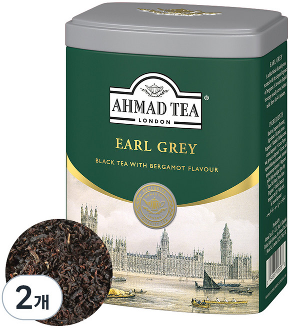 아마드티 얼그레이 홍차, 100g, 1개입, 2개