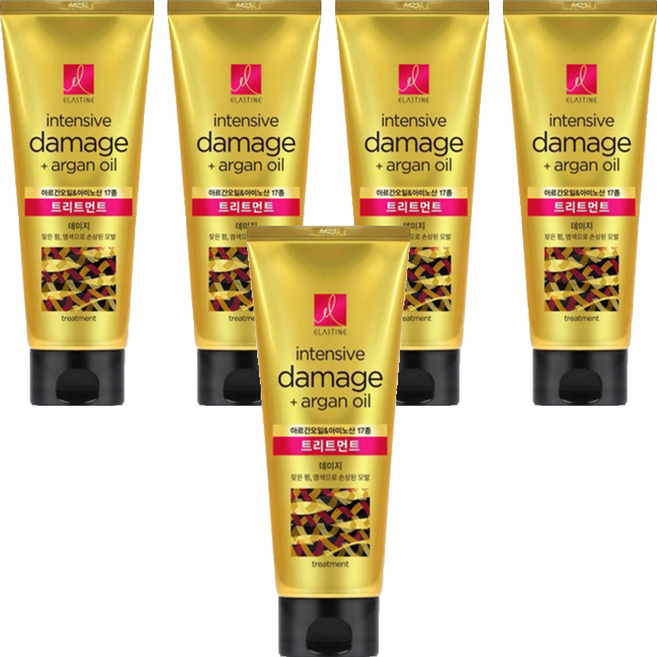 엘라스틴 아르간오일 데미지 트리트먼트, 200ml, 5개