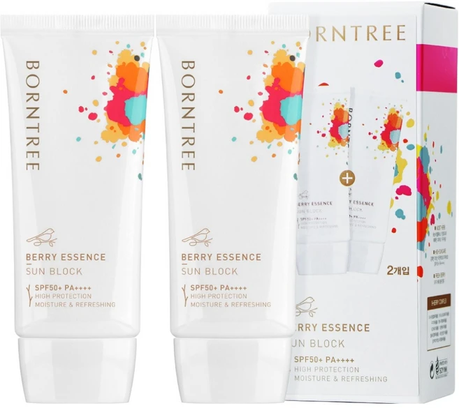 본트리 베리 에센스 선블럭 SPF50+ PA++++, 50ml, 2개 - 쿠팡