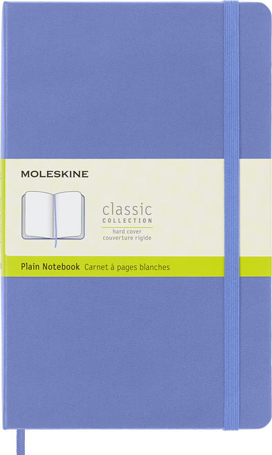 MOLESKINE 經典硬殼空白大型筆記本, 繡球花藍, 1個