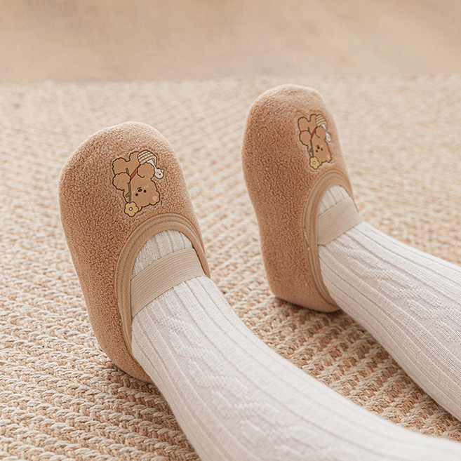 스타도어 유아용 동물프린팅 밴딩 걸음마양말