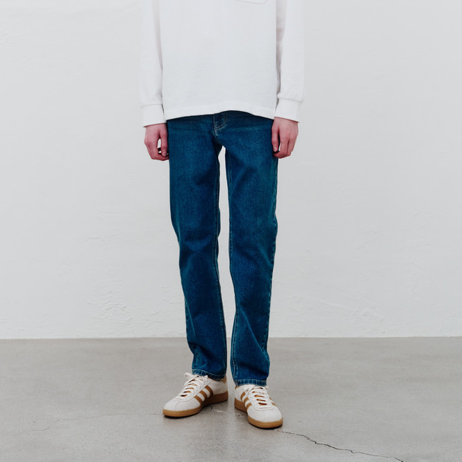 마인드브릿지 남성용 두굿 프리미엄 테이퍼드 밴딩 데님 팬츠 MYDP0151