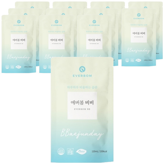 에버봄 비비 애프터, 120ml, 12개