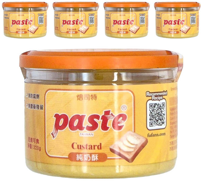 paste 焙司特 純奶酥, 220g, 5罐