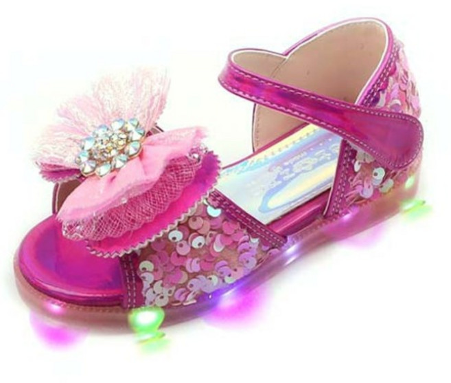 루루슈 여아용 AD 팅클비쥬 라이팅 샌들 BY135