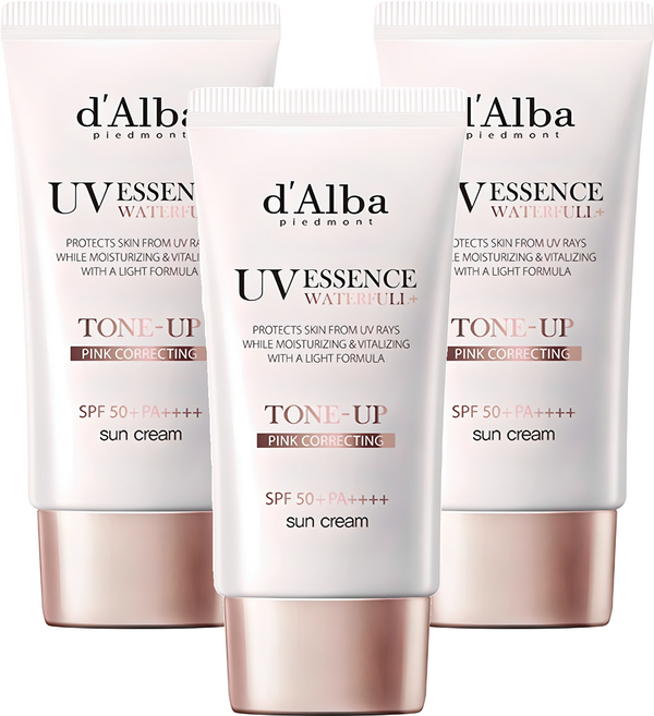 달바 워터풀 톤업 선크림 SPF 50+ PA++++, 50ml, 3개