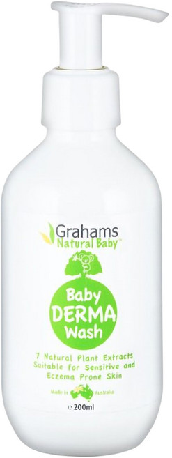 Grahams 珂然 嬰兒舒敏沐浴露 0歲以上, 200ml, 1瓶