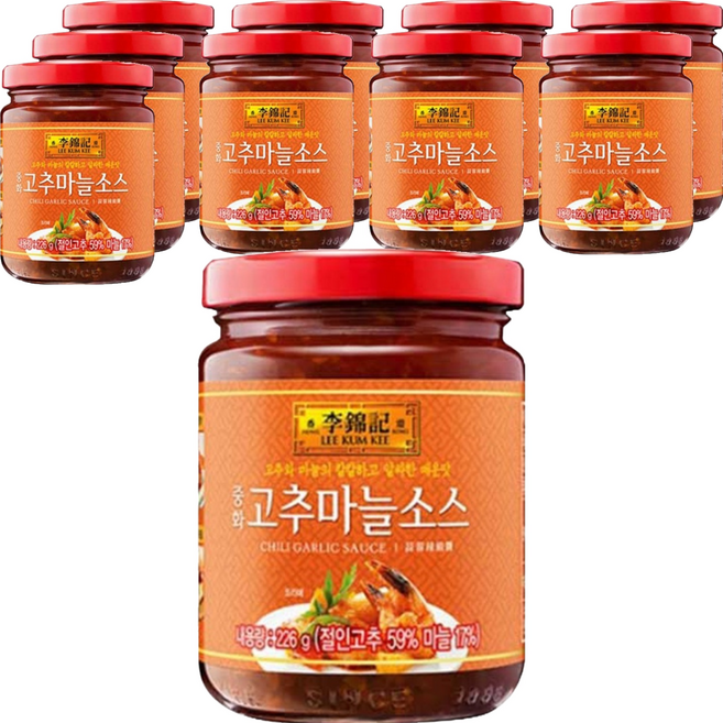 이금기 오뚜기 중화 고추마늘 소스, 226g, 10개