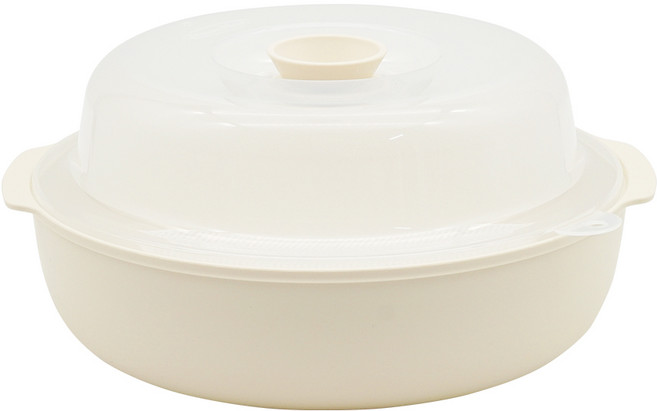 생활엔 전자레인지 찜기 대형, 아이보리, 1개