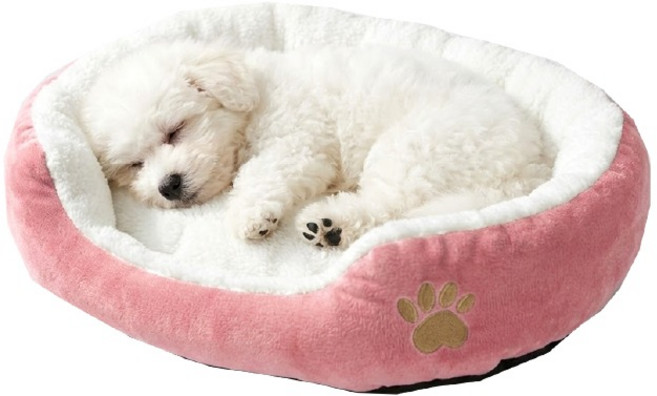 아메리칸베커 애견 고양이 강아지 방석, 분홍색, 1개