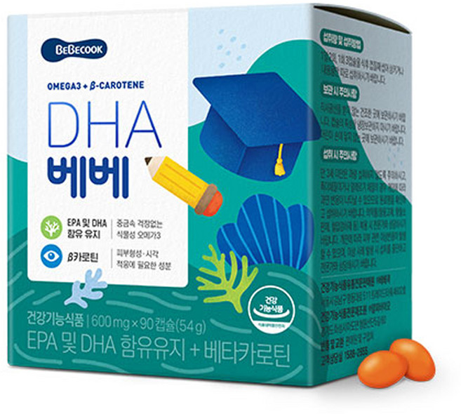 베베쿡 DHA 베베 아동 건강기능식품, 90정, 1개