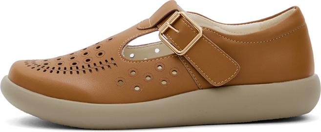 J SHOE 女款牛皮Take打孔輕量舒適鞋 3cm