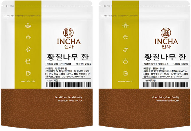 인차 황칠나무환, 200g, 2개