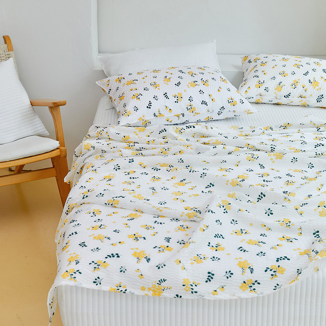 바자르 데이썸머 시어서커 홑이불, 옐로우