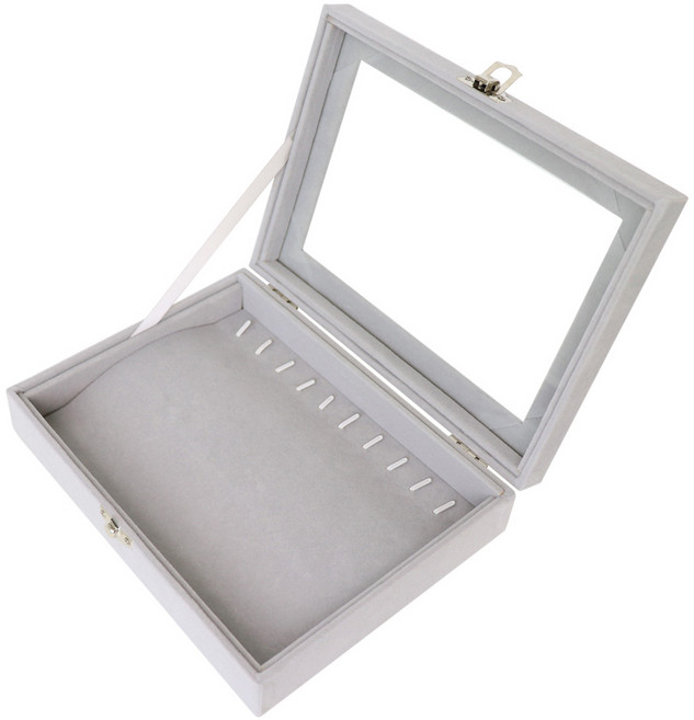 하늬통상 쥬얼리 악세서리 보관함, 그레이 A, 1개