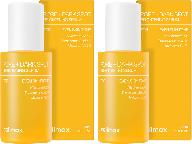 celimax 毛孔緊緻亮白精華, 2瓶, 30ml