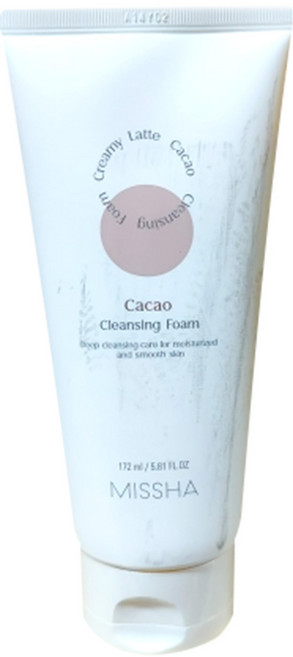 MISSHA 奈米泡沫深層潔面乳 可可緊緻, 172ml, 1條