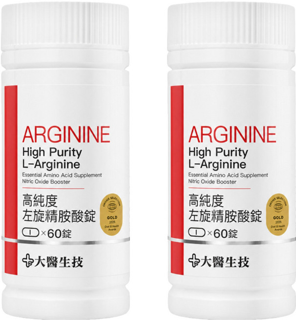 大醫生技 左旋精胺酸錠, 60顆, 2罐