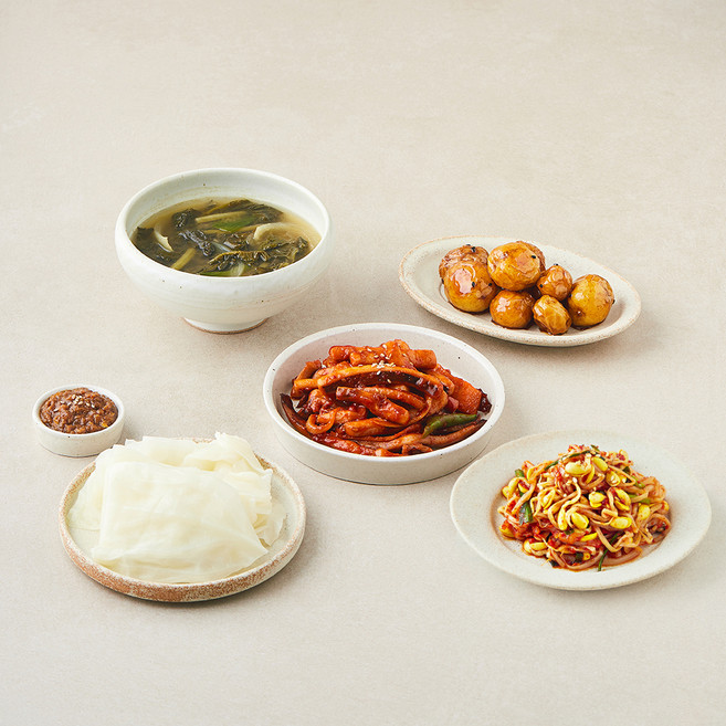 강남밥상 한상차림 3-4인분 1.39kg 국 + 요리 + 반찬3p 세트, 1세트