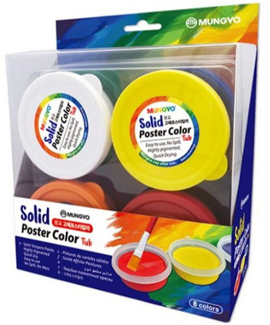 문교 고체 포스터칼라