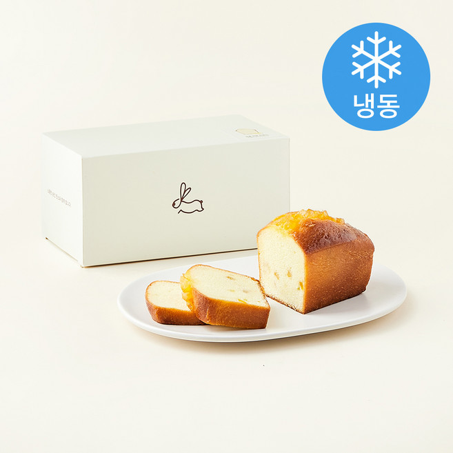 한스케익 달콤 오렌지 파운드 (냉동) + 쇼핑백, 300g, 1개