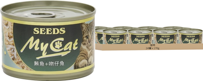 惜時 MyCat 我的貓 大6號機能餐, 170g, 24罐, 鮪魚+吻仔魚
