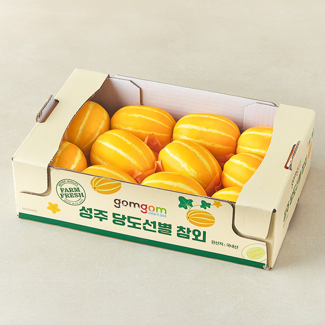 곰곰 성주 당도선별 참외, 3kg(8~12입), 1개