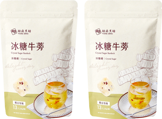 糖鼎 冰糖牛蒡, 2袋, 30g, 13顆