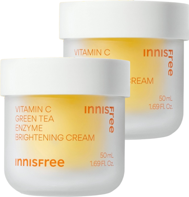 INNISFREE 維他命C淨亮凝霜, 50ml, 2罐