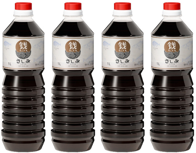 치엔 사시미 쇼유, 1L, 4개