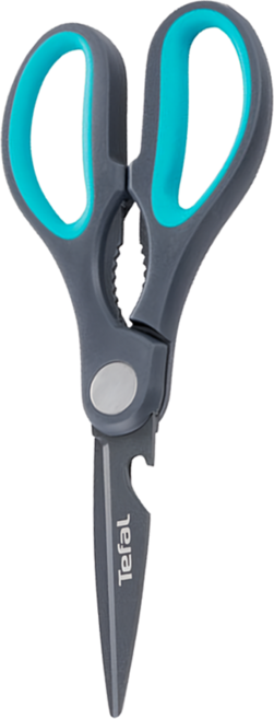 Tefal 特福 New Fresh系列 3in1廚房剪刀, 灰色 + 藍綠色, 1支