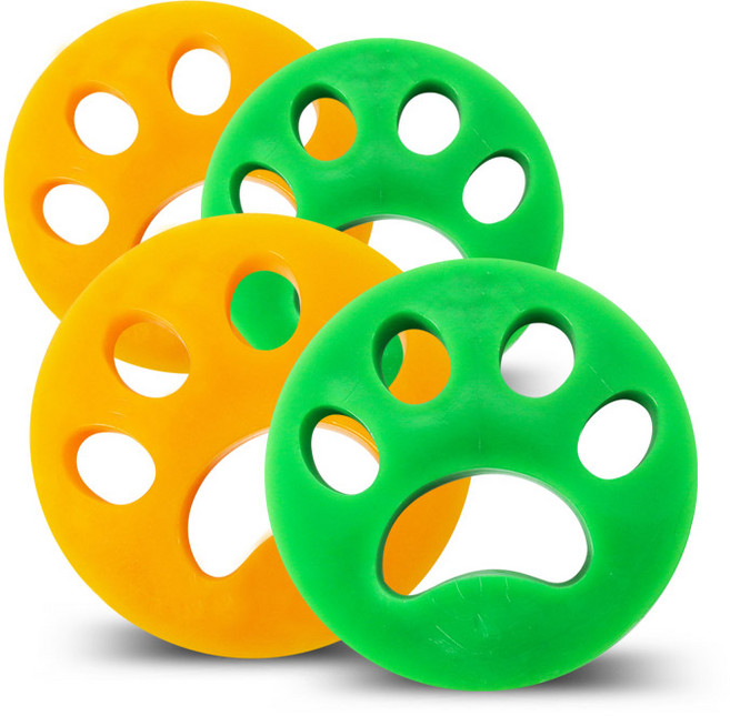 딩동펫 반려동물 털제거 세탁필터 써클 4p, 혼합색상, 1세트